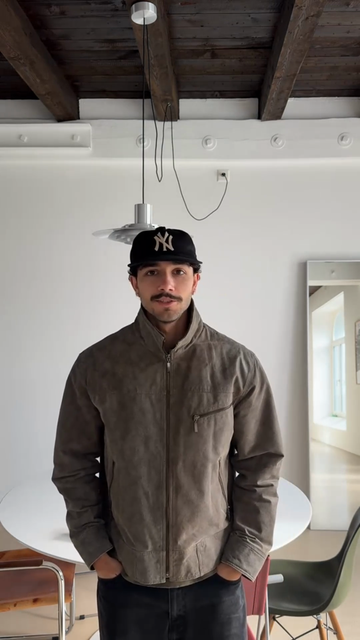 Brown Zip - Up Jacket