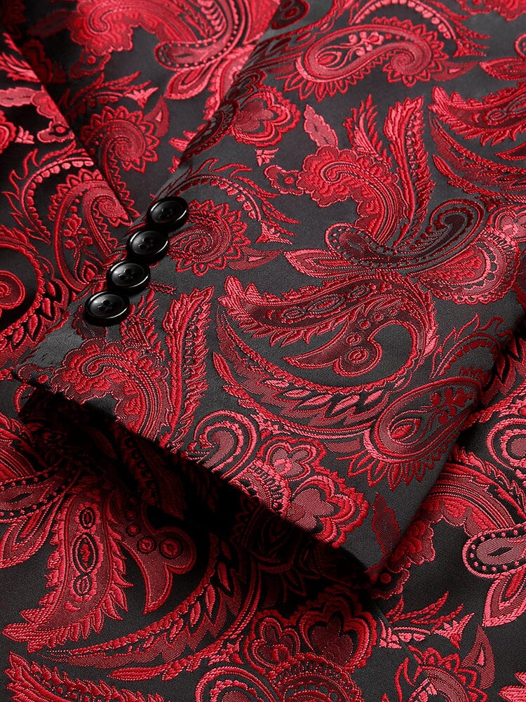 Floral Tuxedo Paisley Suit Jacket (US Only)