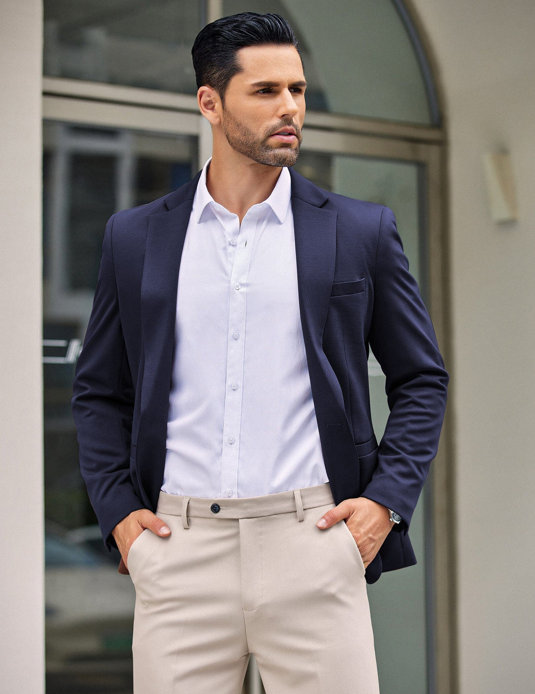 Simple One Button Blazer Jacket (US Only)