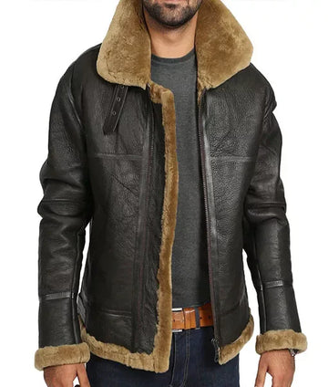 Genuine Brown B3 Bomber Jacket