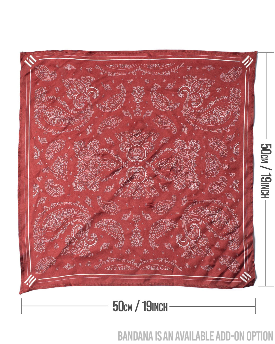 Red Paisley Bandana