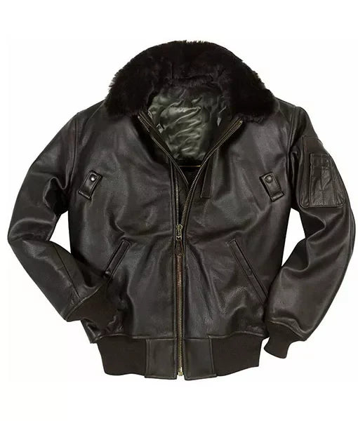Men’s B-15 Flight Brown Leather Jacket