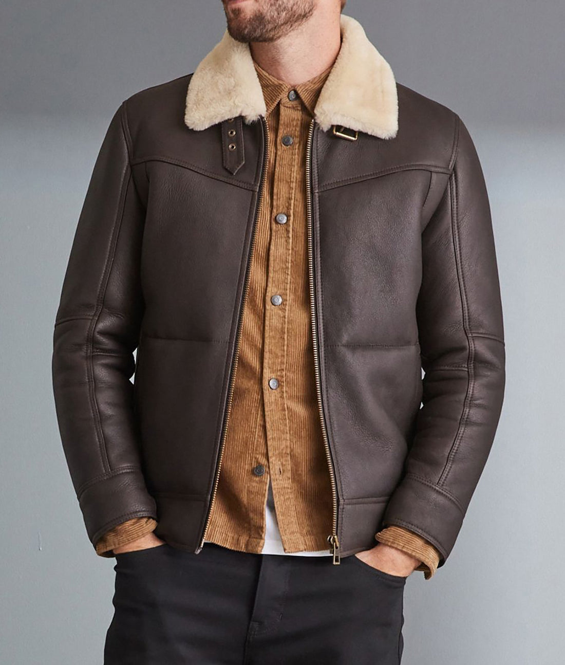 Miller Brown Cafe Racer Jacket