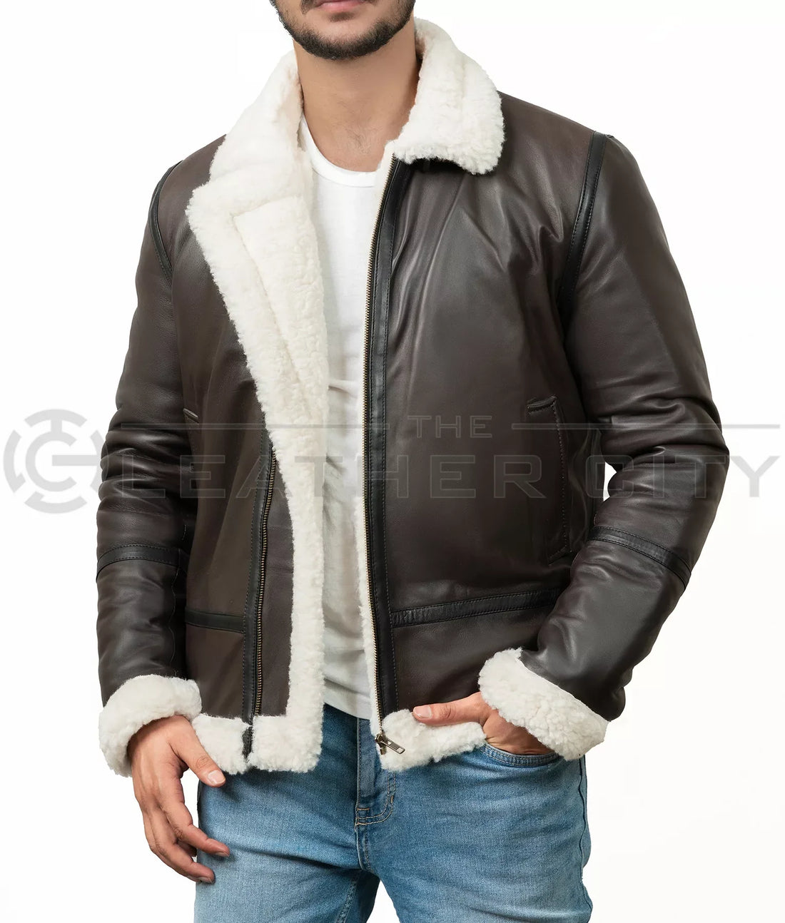 R.A.F Maximus Brown B3 Bomber Jacket