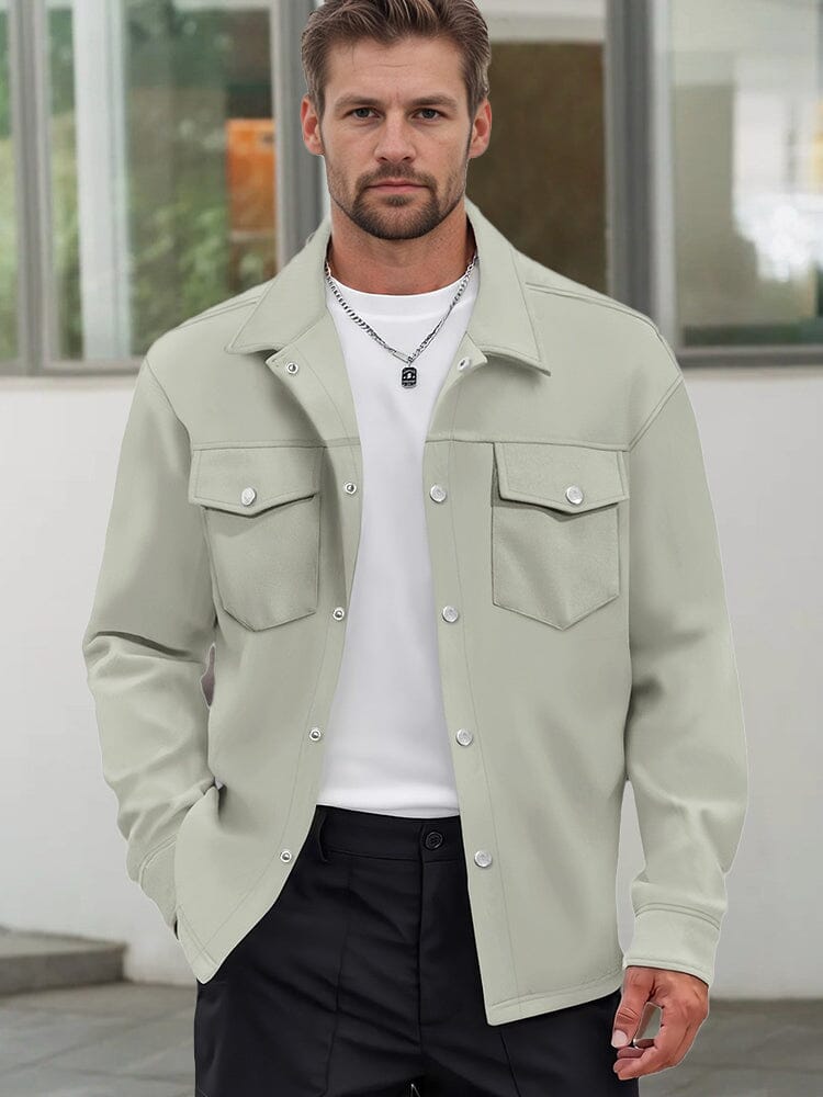 Leisure Utility Double Pockets Jacket