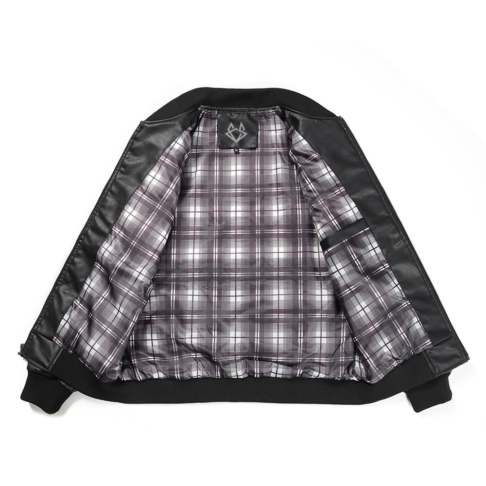 Axel Quilted Faux Leather Moto Jacket