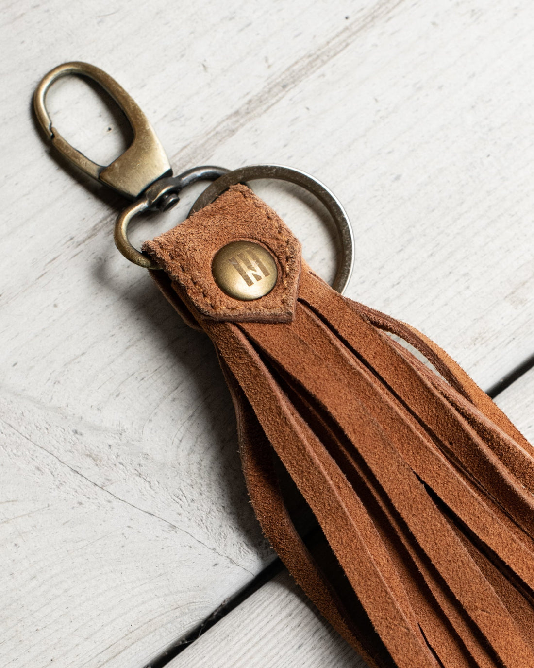 Western fringe keychain